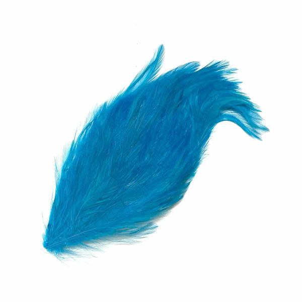 Coque Hackle Feather Pad – Aqua  |   Feather Pads