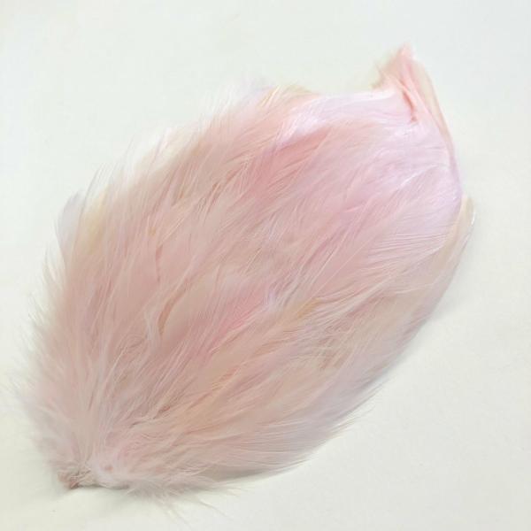 Coque Hackle Feather Pad – Pink  |   Feather Pads