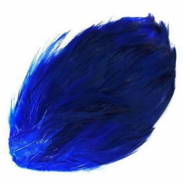 Coque Hackle Feather Pad – Royal Blue  |   Feather Pads