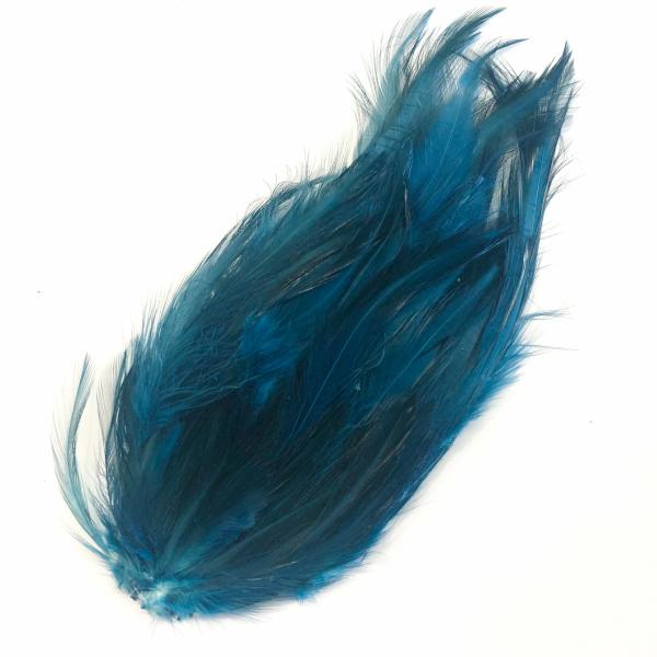 Coque Hackle Feather Pad – Teal  |   Feather Pads