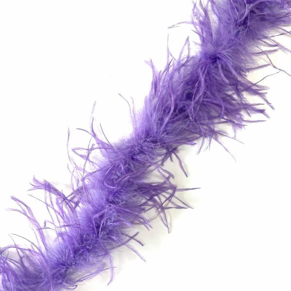 Ostrich & Marabou Feather Boa – Purple  |   Boas