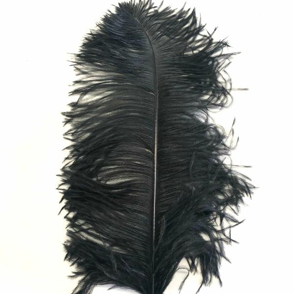 Ostrich Wings Feather Plume 70-75Cm (27-29") – Black ((Seconds))  |   Ostrich